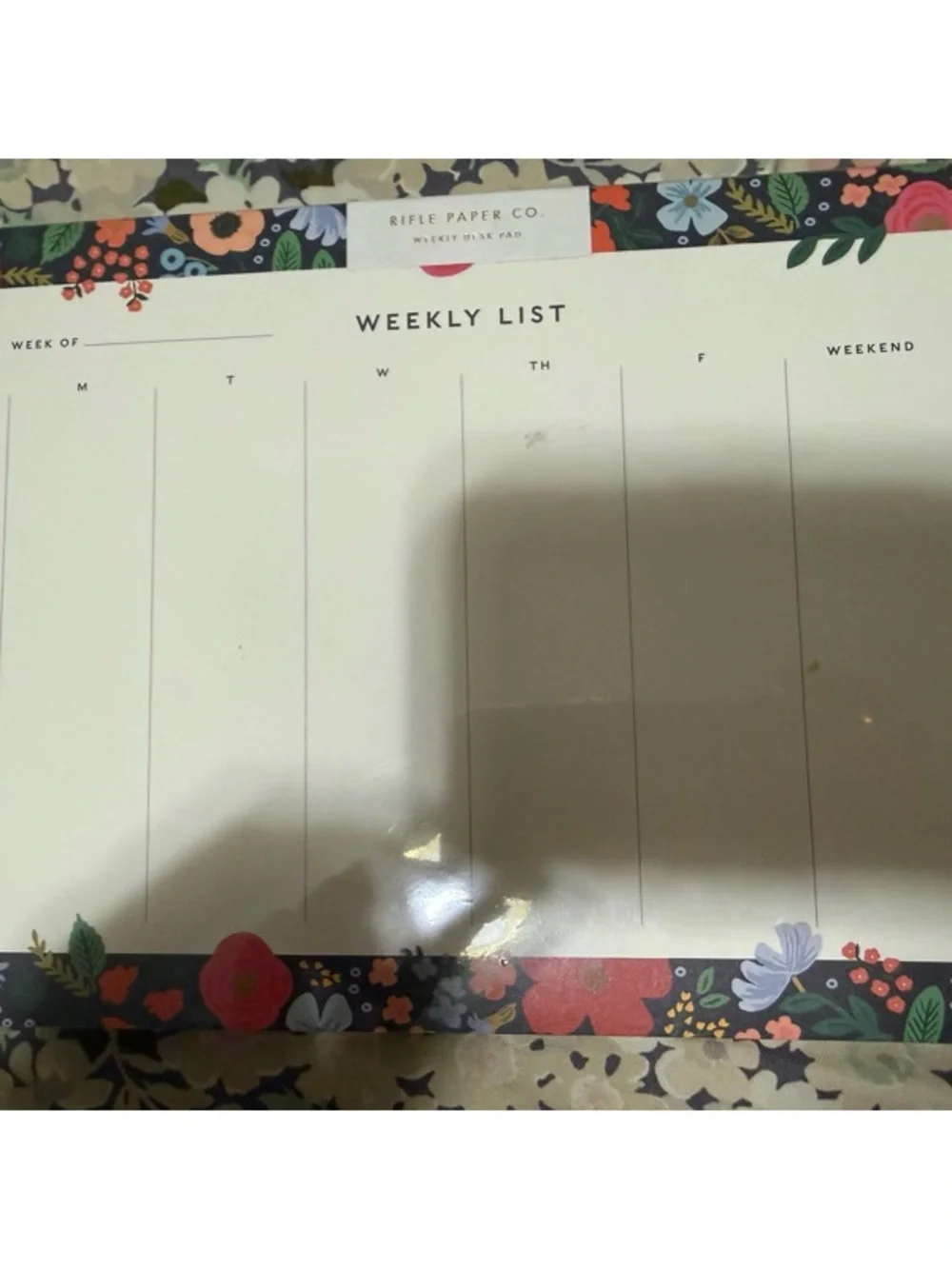 Rifle Paper Co. weekly desk